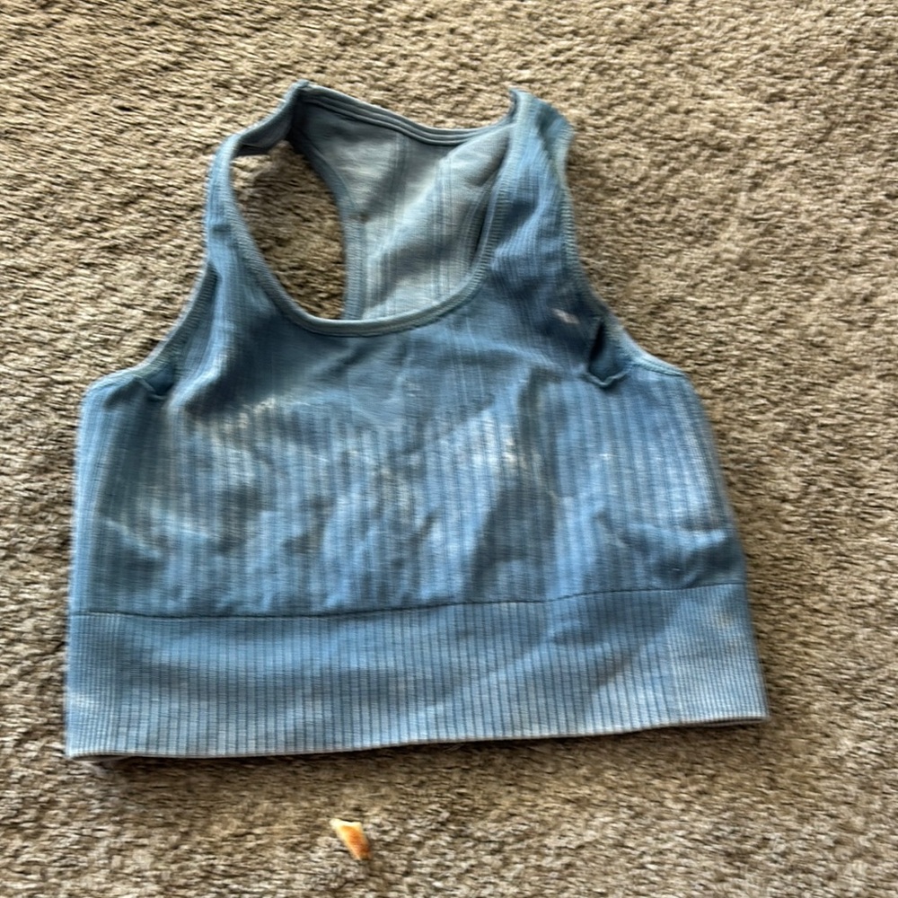 Blue tank